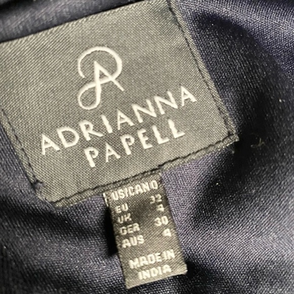 BHLDN Adrianna Papell Midnight Brooklyn Elegant Formal Dress Size 0 - Picture 11 of 13